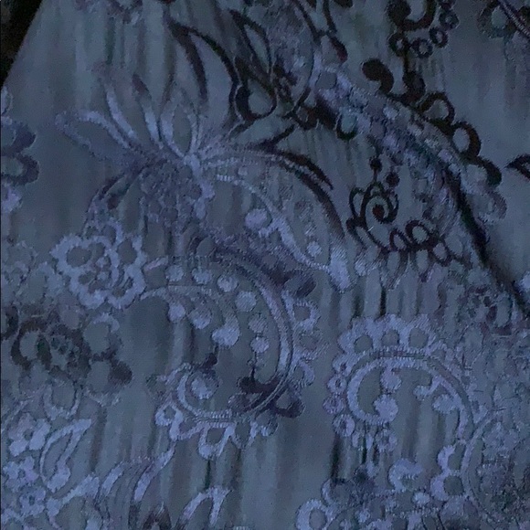 Satin navy cigarette pant - Picture 4 of 4